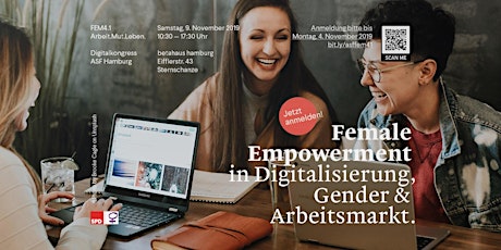 Hauptbild für AsF Hamburg: Fem4.1-Arbeit.Mut.Leben Female Empowerment in Digitalisierung