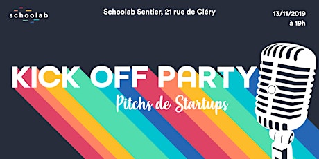Kick Off Party - Pitch de nouvelles startups !