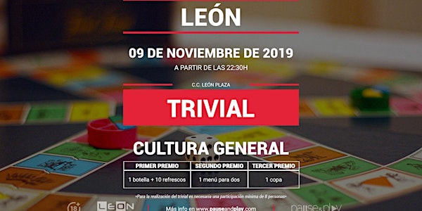 Trivial Cultura General en Pause&Play León Plaza