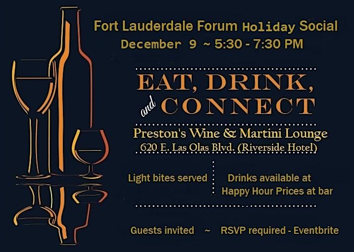 Fort Lauderdale Forum Holiday Social image