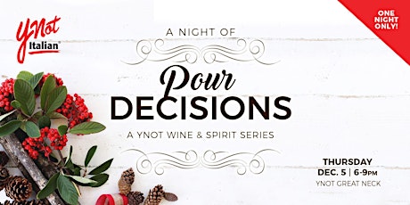 A Night of Pour Decisions | Tasting Dinner | Making Spirits Bright primary image