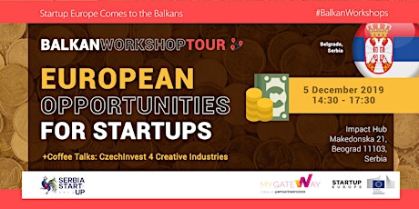 How can startups benefit from EU funds? (Belgrade, Serbia) primary image