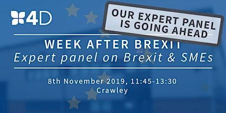 Week After Brexit*: Expert panel on Brexit & SMEs primary image