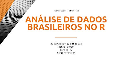 Imagem principal do evento Análise de Dados Brasileiros no R - Rio de Janeiro