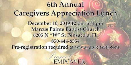 Project Empower 6th Annual Caregivers Appreciation Luncheon primary image