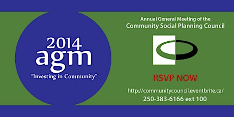 2014 Annual General Meeting of the  COMMUNITY SOCIAL PLANNING COUNCIL primary image