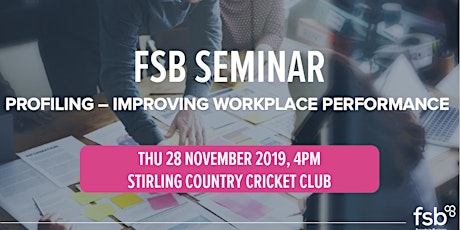 FSB Seminar – Profiling: Improving workplace performance  primary image