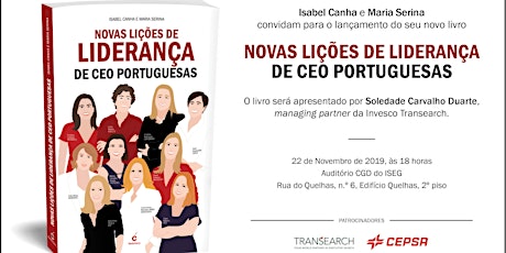 Imagem principal de Lançamento do livro Novas Lições de Liderança de CEO Portuguesas