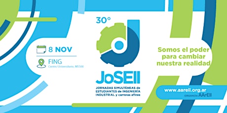 Imagen principal de 30° JoSEII: Jornadas de Estudiantes de Ingeniería Industrial y afines