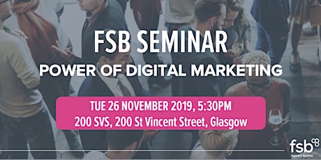 FSB Seminar: Power of digital marketing  primary image