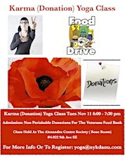 Remembrance Day Benefit (Karma) Class primary image