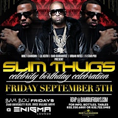 September 5th | Bambou Fridays | Slim Thug's Annual "BossLife Celebrity Birthday Celebration | Free Til 11pm With RSVP | .97 Cent Drinks 9-11pm | HI-C Rai P & MC Kane | Section + Bottle Packages Start At $330 Call 972.748.3089 primary image