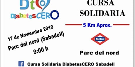 Imagen principal de Cursa Solidaria DiabetesCERO Sabadell
