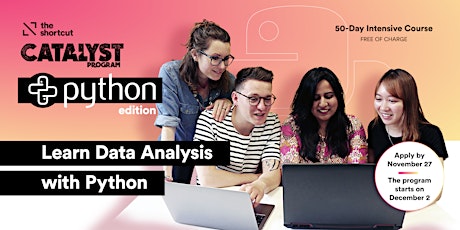 Catalyst Program: Python for Data Analysis - 1st Info session primary image