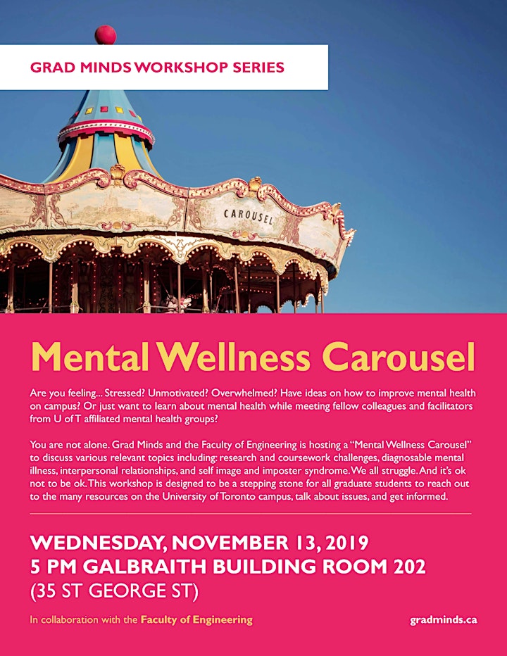 Grad Minds Workshop Series: Mental Wellness Carousel image