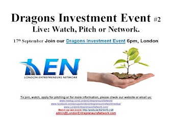 Dragons Investment Event #2 primary image