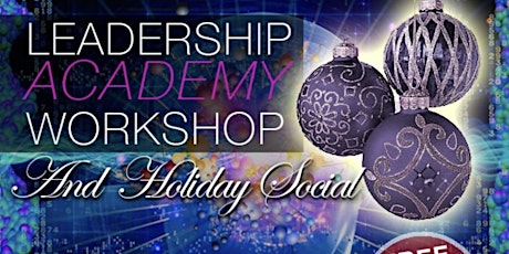 Hauptbild für Leadership Academy Workshop - Holiday Social