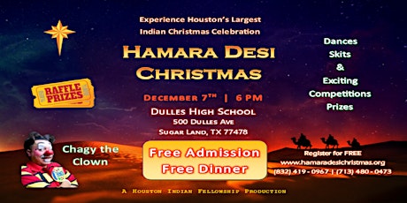 Imagem principal do evento Hamara Desi Christmas 2019