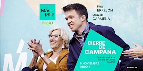 Imagen principal de Cierre de campaña de Más País-Equo