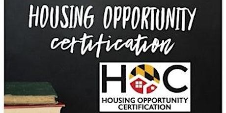 Housing Opportunity Certification (HOC) - Feb 5th 2020 primary image