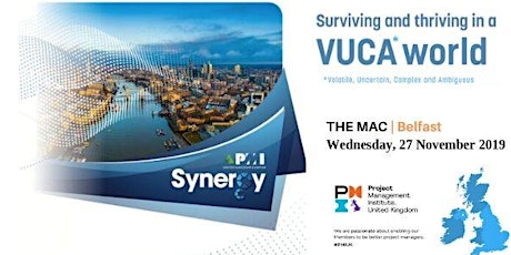 Synergy Annual Conference and celebration of the PMI 50th anniversary -  "How to deliver result in a VUCA environment: Learn and adapt fast" primary image