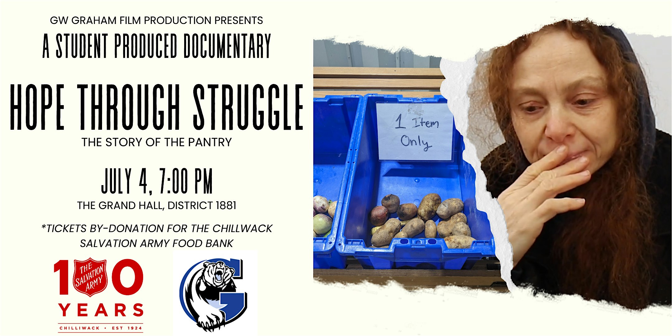 Documentary Premiere: "Hope Through Struggle: The Story of the Pantry"