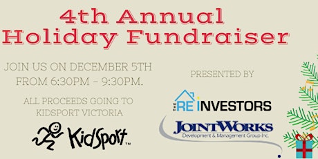 The REINVESTORS 4th Annual Holiday Fundraiser Mixer for KidSport primary image