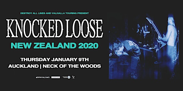 Knocked Loose A Different Shade of Blue Tour - Auckland