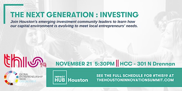 #THIS19 : The Next Generation: Investing