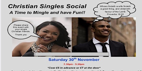 Christian Singles Social with Speed Dating primary image
