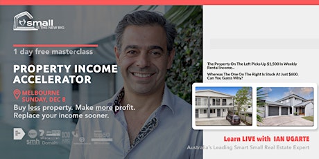 [FREE MASTERCLASS] Property Income Accelerator - MELBOURNE primary image