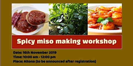 Spicy making miso  workshop primary image