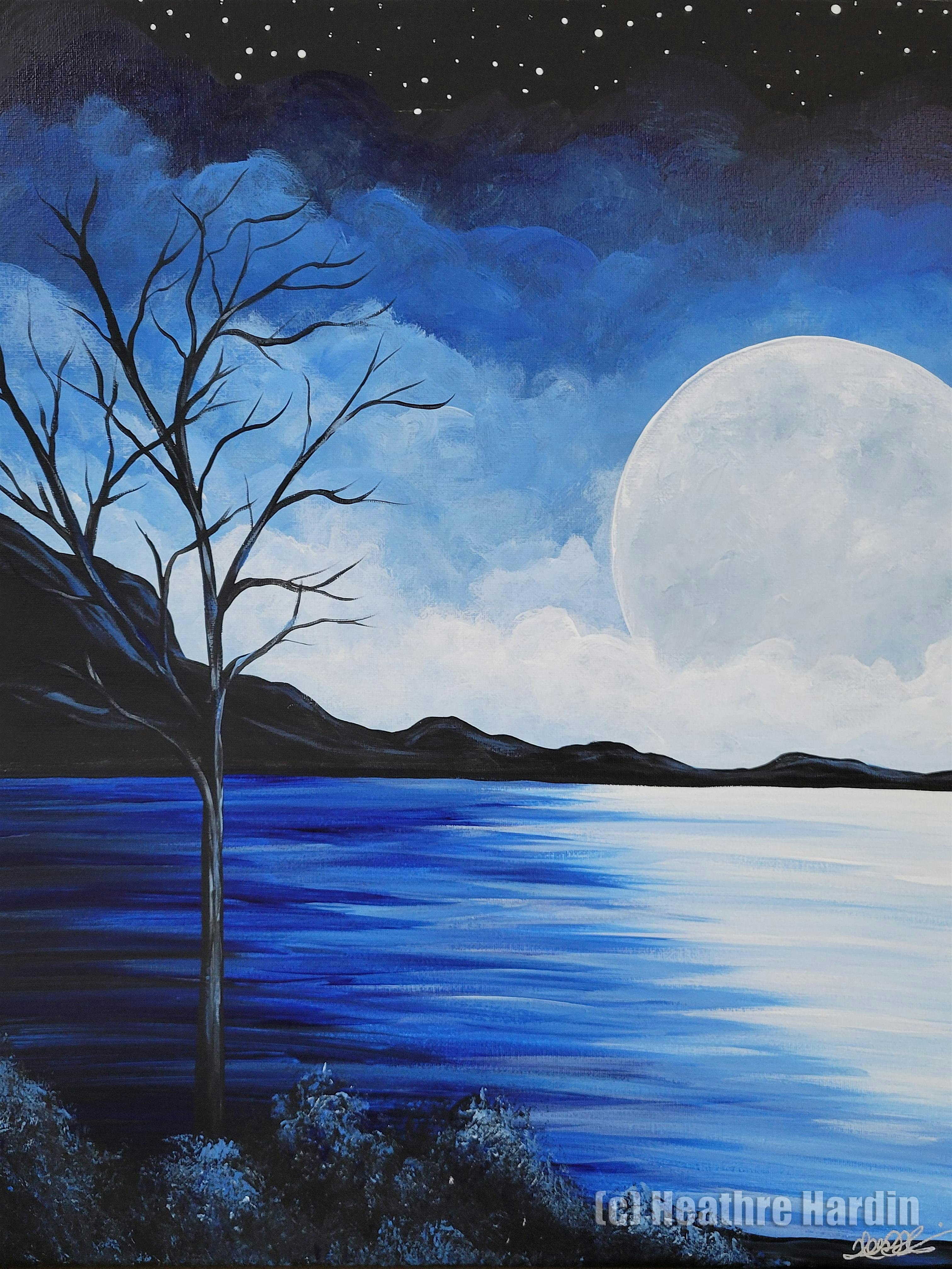 Paint & Sip - Blue Moon