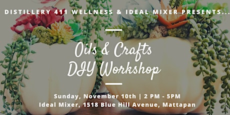 DIY Oil & Crafts Workshop | Holiday Succulent Diffusers primary image