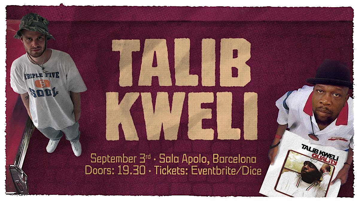Talib Kweli in Barcelona - September 3rd