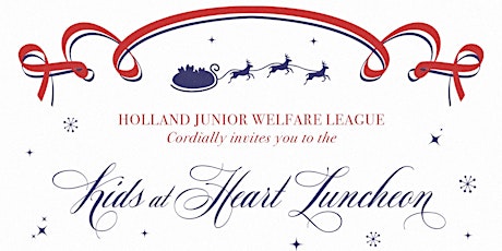 2019 Holland Junior Welfare League -  Kids at Heart Luncheon primary image