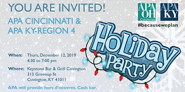 2019 Holiday Party - APA-OH Cincinnati and APA-KY Region 4