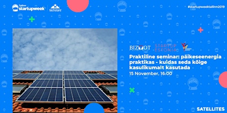 Praktiline seminar: päikeseenergia praktikas at Startup Week 2019 @ Jõhvi