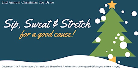 Sip, Sweat & Stretch: Christmas Toy Drive primary image