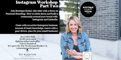 Instagram Workshop: Part Two with Boutique Social
