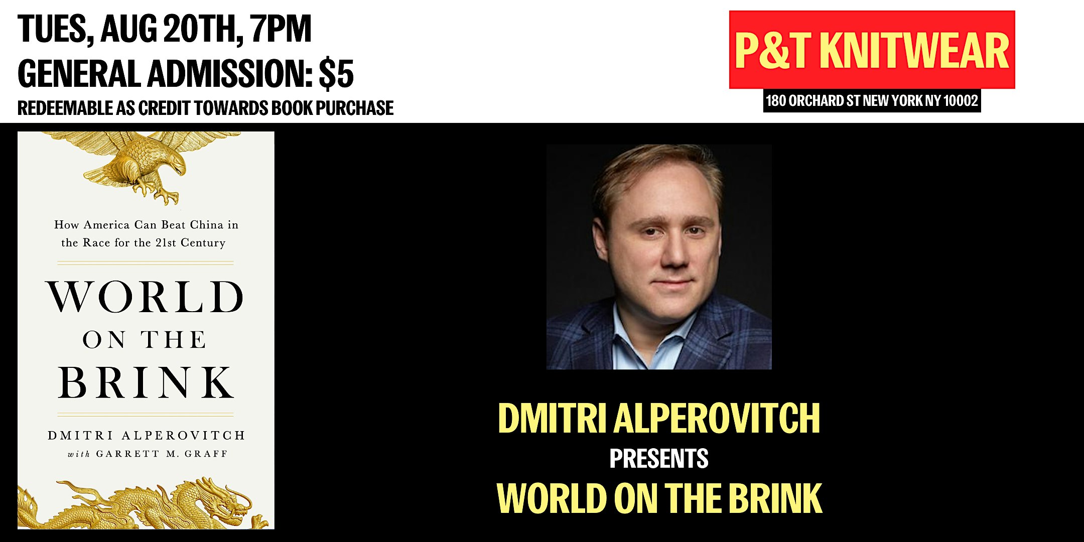 Dmitri Alperovitch presents World on the Brink