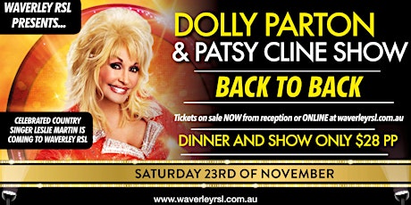 Dolly Parton/Patsy Cline Dinner & Show primary image