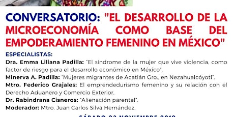 Imagen principal de CONVERSATORIO: "EL DESARROLLO DE LA MICROECONOMÍA COMO BASES