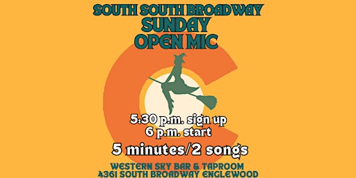 South South Broadway Sunday Open Mic primary image