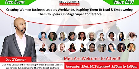 Free Des OConnors Women in Business Conference primary image