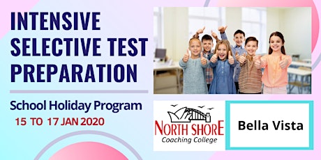 Selective Test Intensive Preparation - Holiday Program primary image