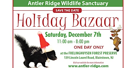 Holiday Bazaar to benefit Antler Ridge Wildlife Sanctuary