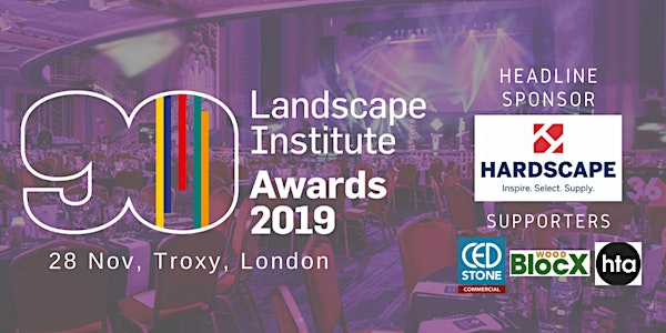 Landscape Institute Awards 2019 ceremony