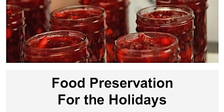 Holiday Food Preservation primary image