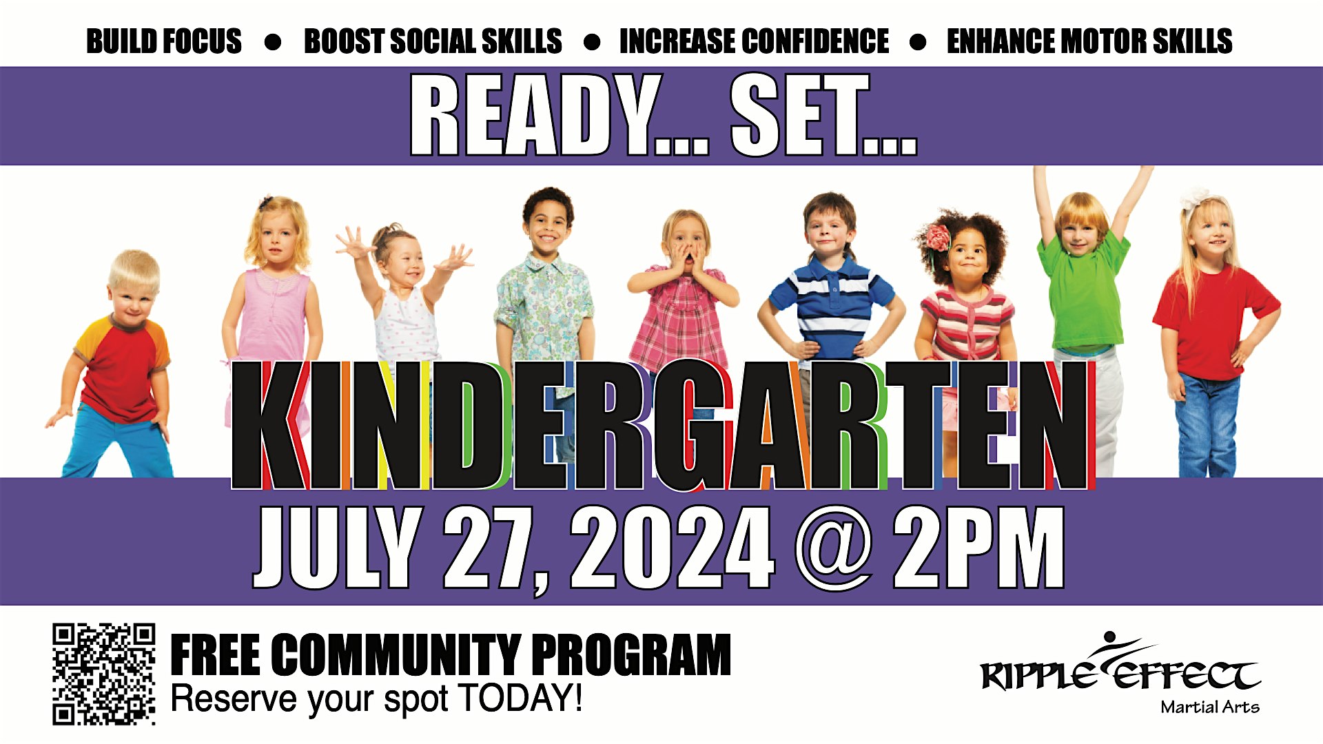 Ready, Set, Kindergarten! Free Community Class